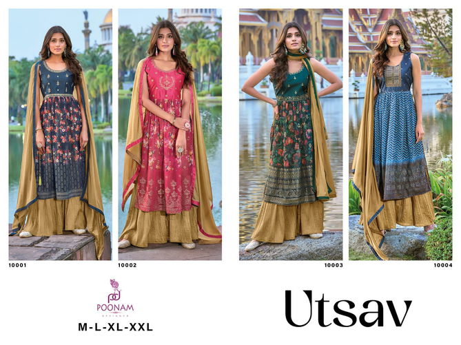 Utsav By Poonam 10001-10004 Readymade Catalog